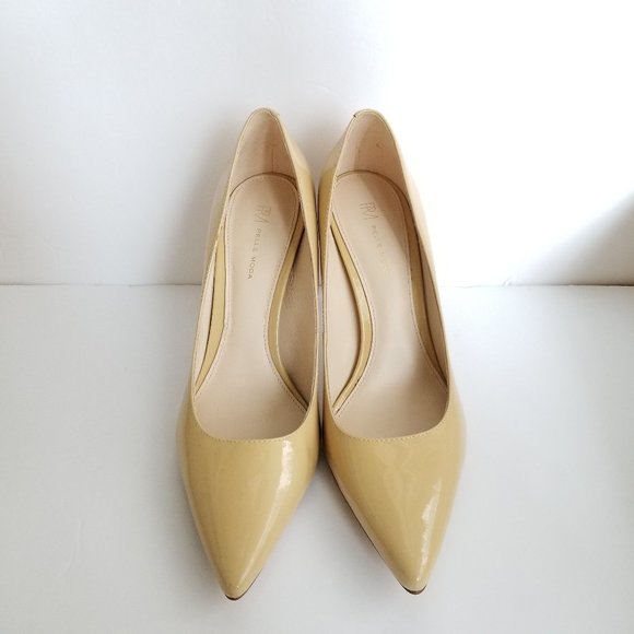 NEW Pelle Moda neutral leather pumps (size 7.5) - Picture 2 of 14